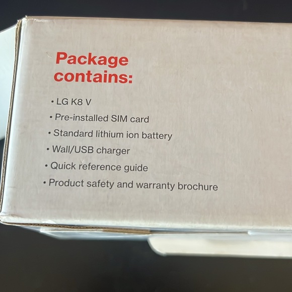 Two LG K8 V cell phones. One is used the other is brand new. - Picture 6 of 6